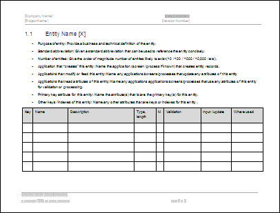 Data Definitions