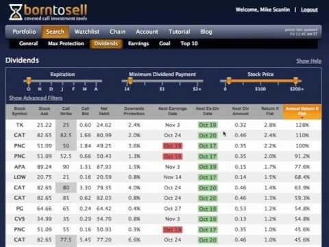 Dividend Capture using Covered Calls