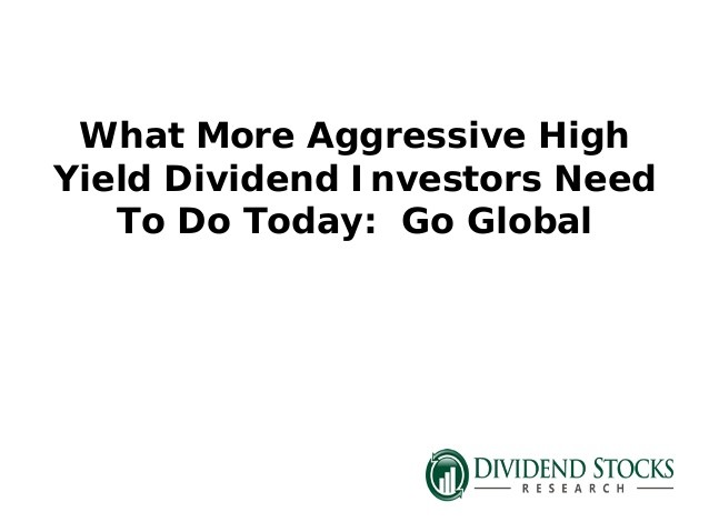 Emerging markets—investing in dividend companies all along