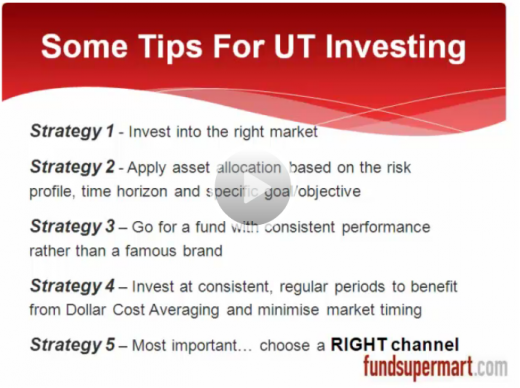 How best to invest Unit trust investment