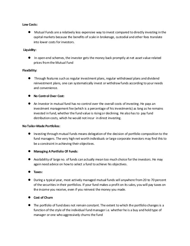 How much is too much when assessing mutual fund fees