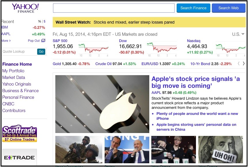 How to Use Yahoo! Finance