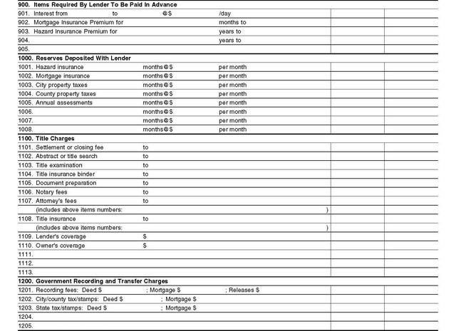 HUD 1 Settlement Statement The Mortgage Insider