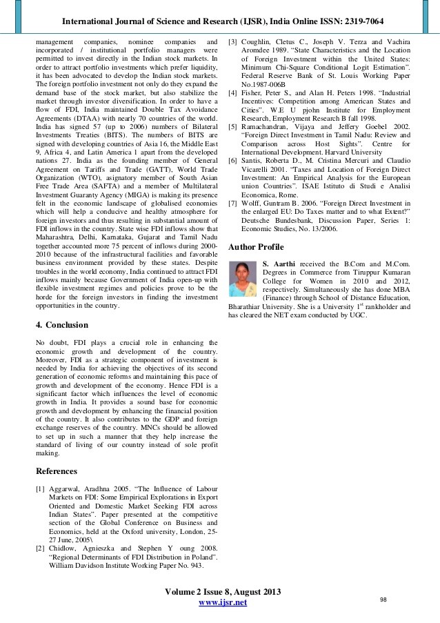 IMPACT OF FOREIGN INSTITUTIONAL INVESTMENT ON INDIAN STOCK MARKET (1) MBA Business Seminar Topics_1