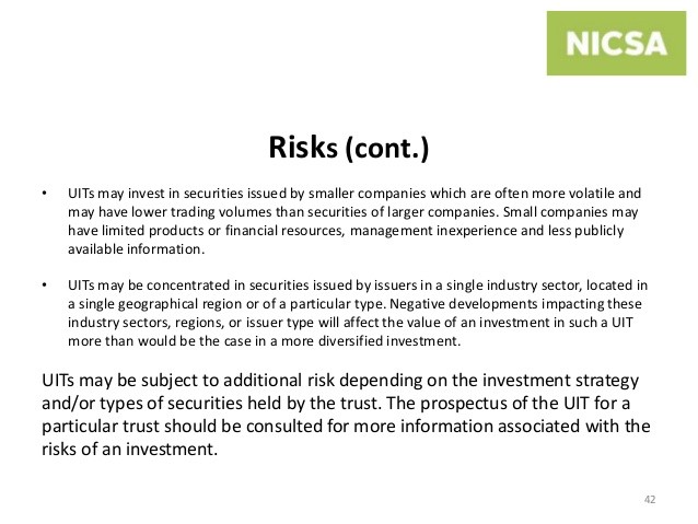 Investing In A Unit Investment Trust