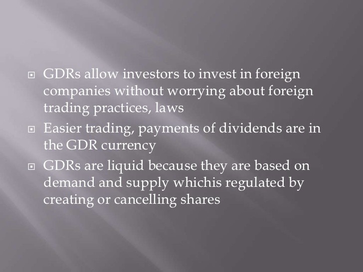 Investing in Foreign Stocks ADRs and GDRs