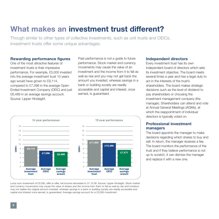 Investment trusts versus unit trusts the differences