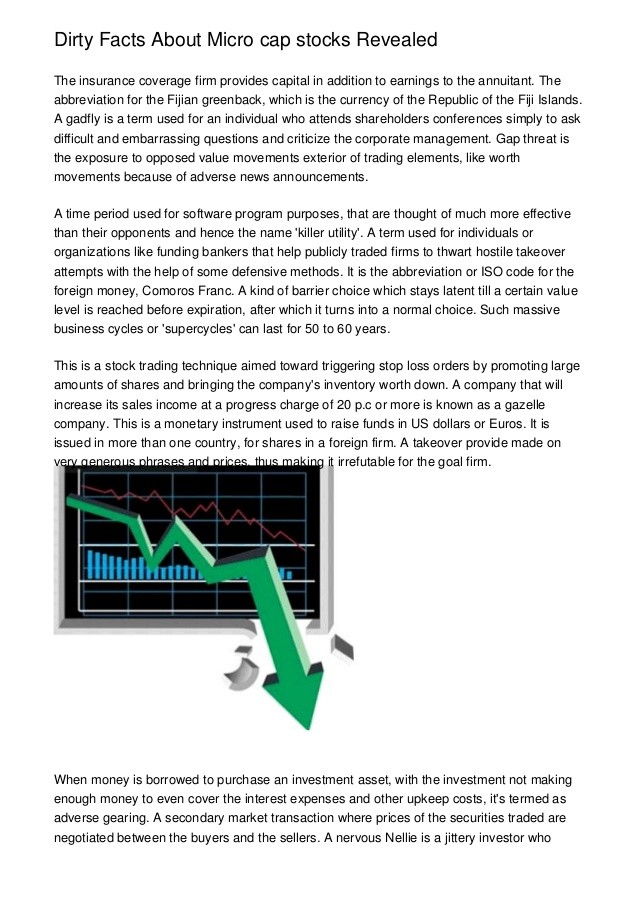 Micro cap Stocks