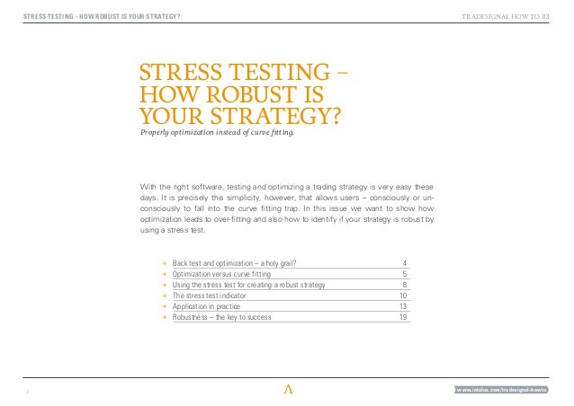 Optimizing your trading strategy by analyzing your Risk