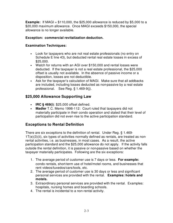 Passive Activity Loss (PAL) Rules IRS Limits on Deducting Passive Losses