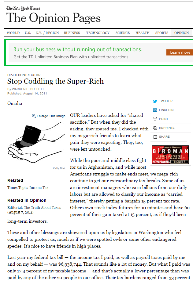 Stop Coddling the SuperRich