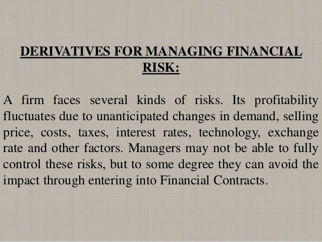 Two Risk Management Tools And Techniques From Forward Contracts Future Contracts And Derivatives