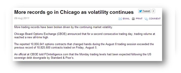 VIX Futures Debut on New CBOE Futures Exchange