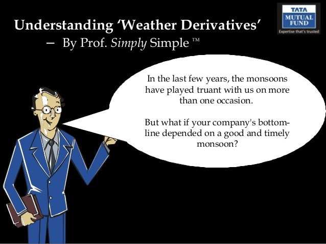 WEATHER DERIVATIVES