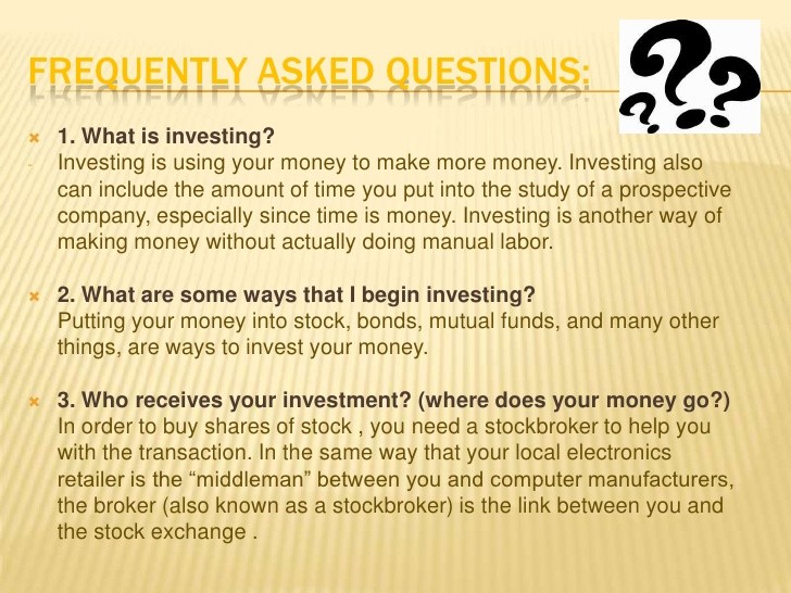 What is the purpose of investing in money market funds Frequently Asked Questions