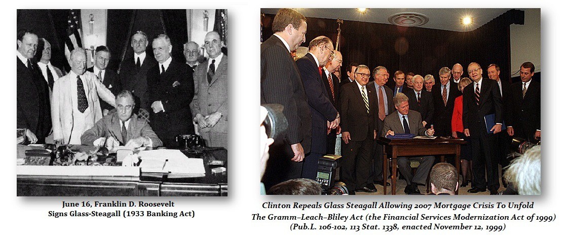 Who s More to Blame The Repeal of the GlassSteagall Act or Alan Greenspan