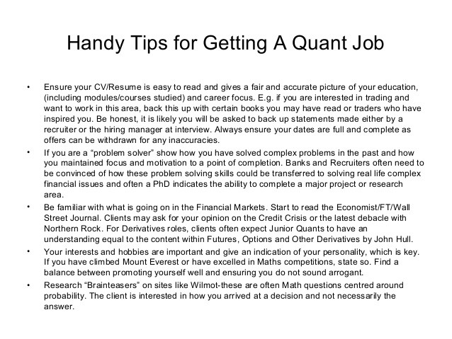 A StepbyStep Guide on How to Get a Job as a Quantitative Analyst