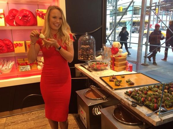 Caroline Wozniacki signs deal with Godiva