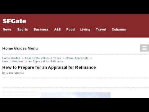 House Appraisal Tips for Refinance