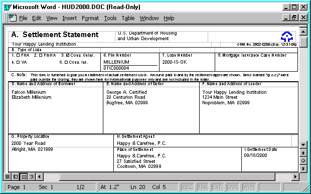 HUD RESPA More Information