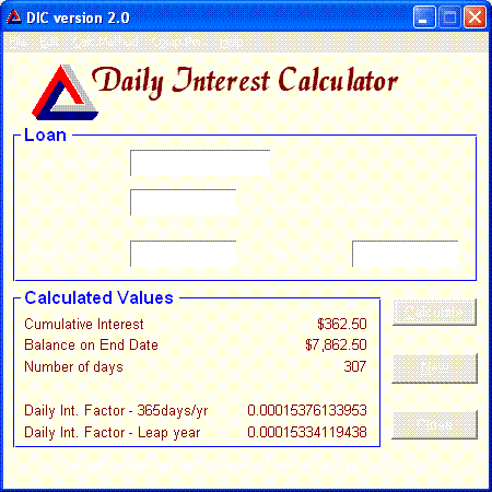 Interest Calculator