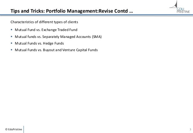 Mutual Funds and Derivatives