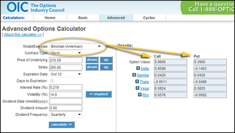 Option Pricing Calculator