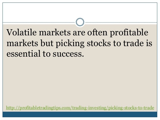 Picking Stocks to Trade