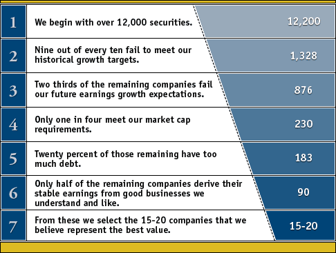 Selection Criteria for Stocks