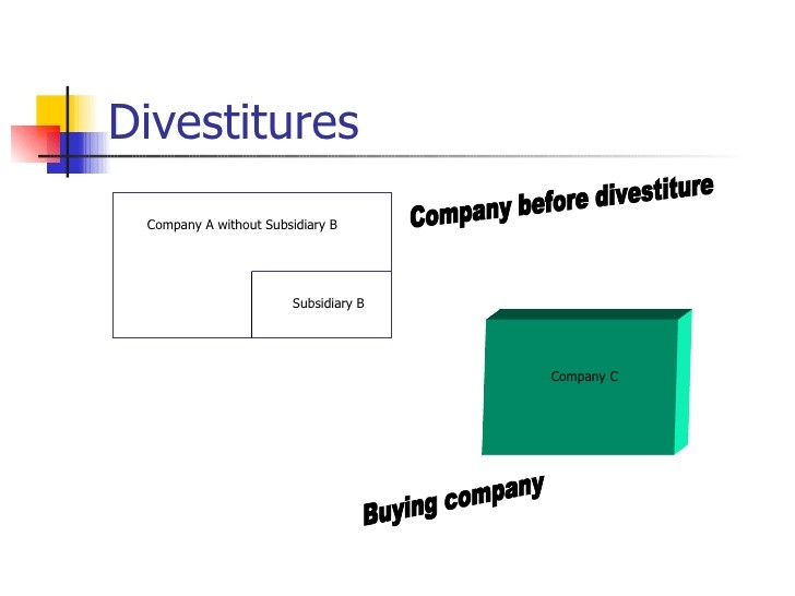 TaxFree SpinOffs vs Sale of Subsidiaries