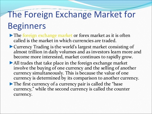 Forex Market World Largest Market Foreign Currency Exchange