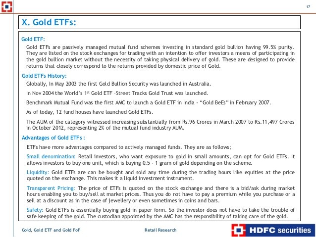 The Gold ETF Trader