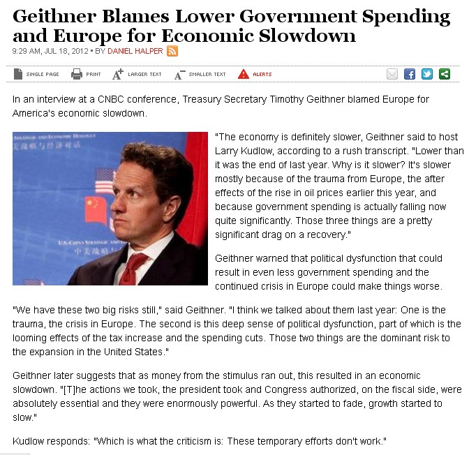 Treasury s Geithner SEC s Shapiro Talk Money Fund Regs to Congress