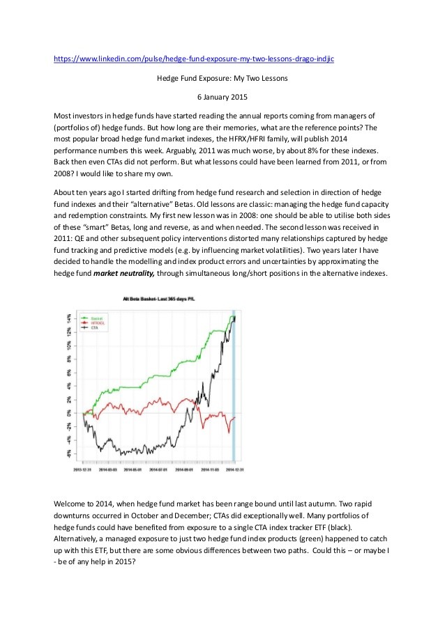 Welcome to the Hedge Fund Tracker Hedge Funds