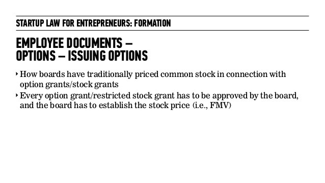 Issuing Stock Options 10 Tips for Entrepreneurs