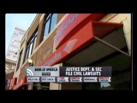 Justice Dep Bank of America Over Mortgage Securities