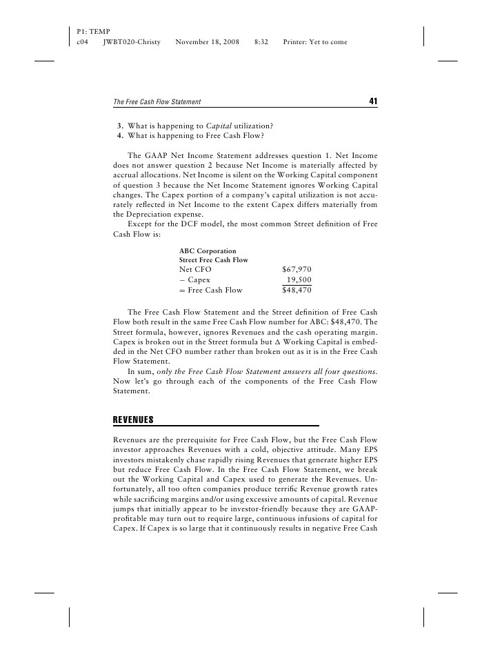 Taking Stock Of Discounted Cash Flow