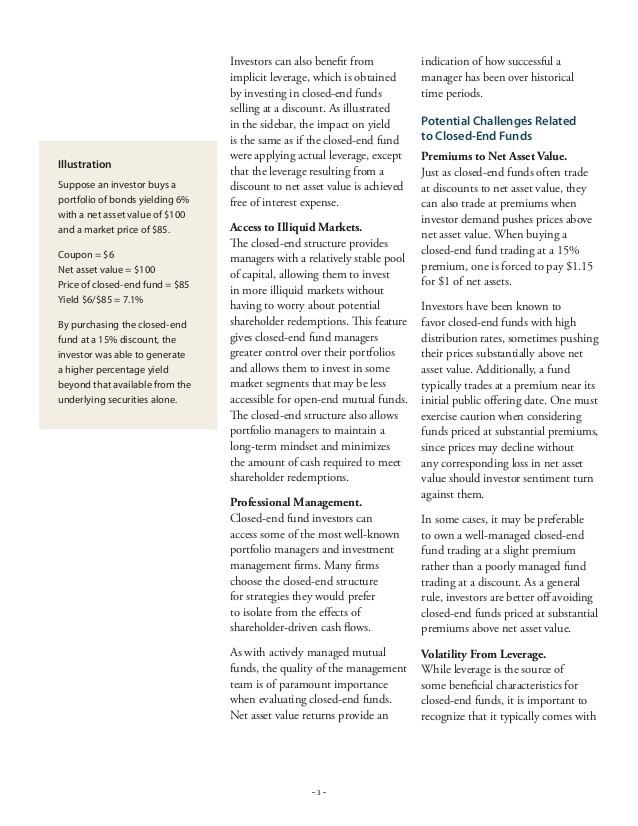 The differences between Mutual Funds ClosedEnd Funds and ETFs