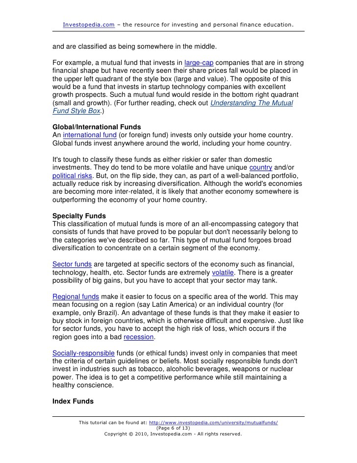 The Lowdown on Mutual Fund Sales Loads