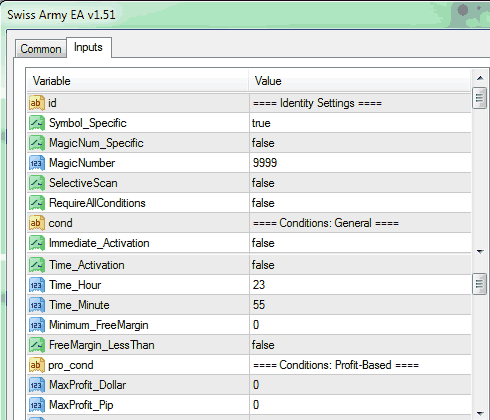 Expert Advisor TrailingStopToolkit