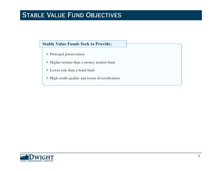 Stable value 2 0 fewer investor guarantees